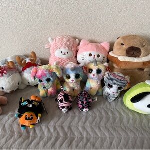 Colorful Plush Toy Set Bundle Cute